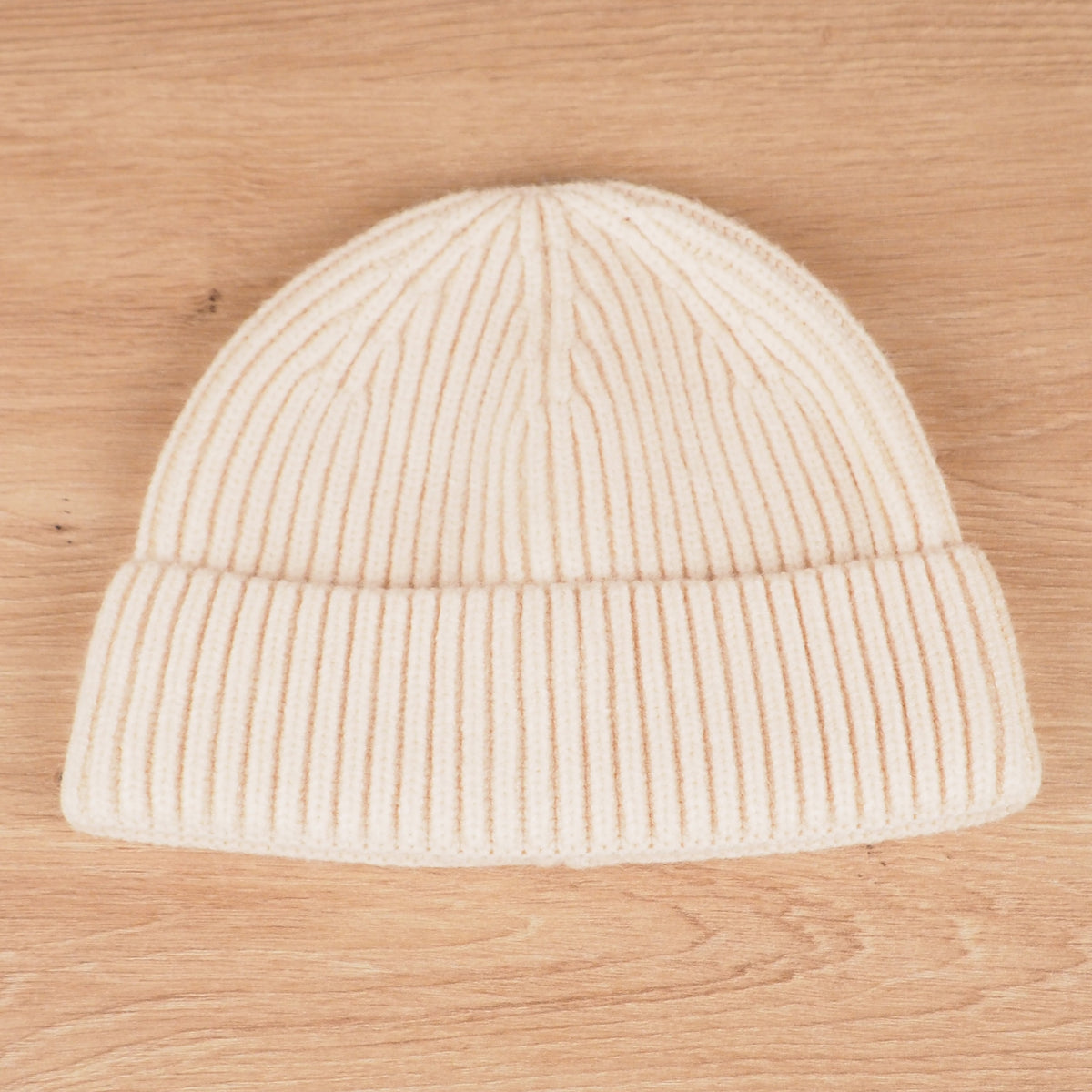 Beige Fisherman Beanie