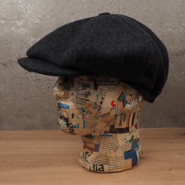 Boina Newsboy Preta