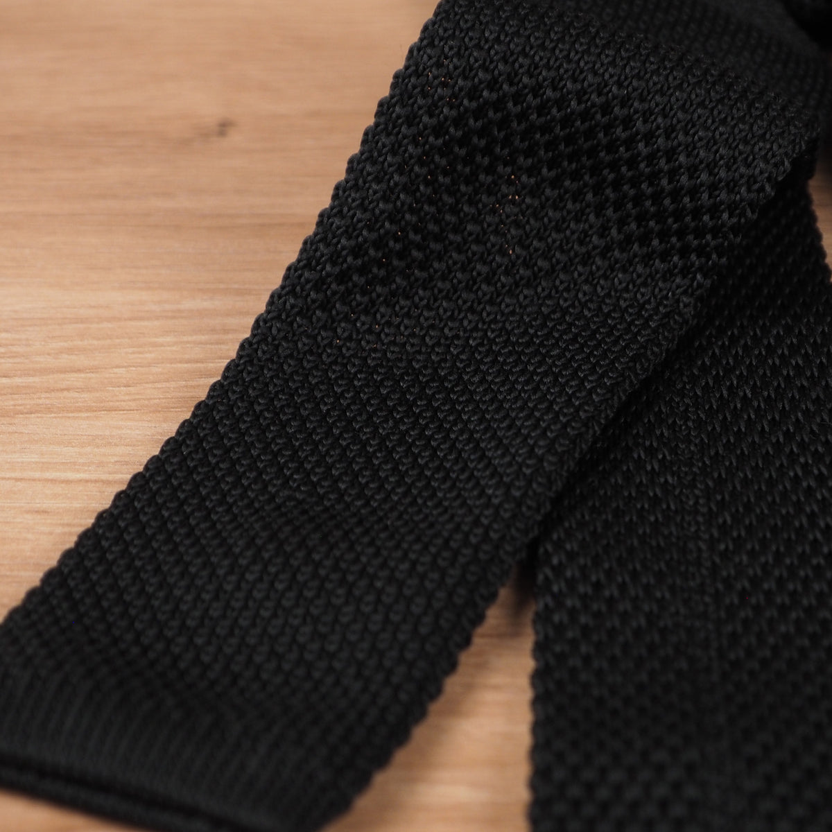 Black Knit Tie