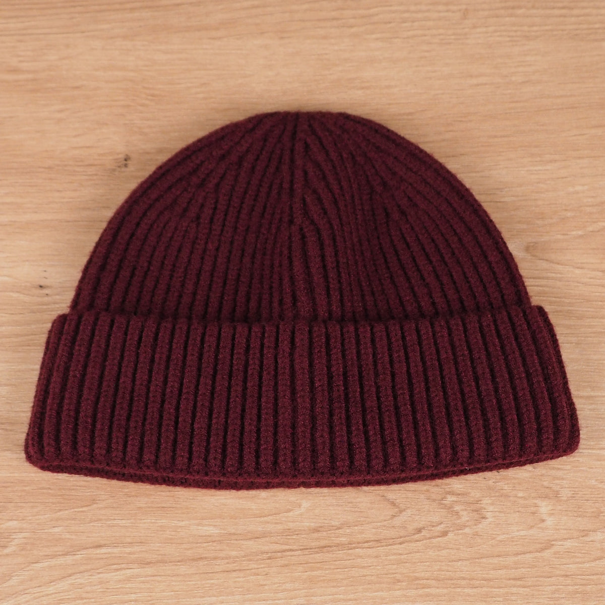 Burgundy Fisherman Beanie