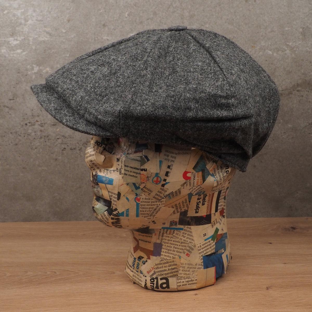 Boina Newsboy Cinza