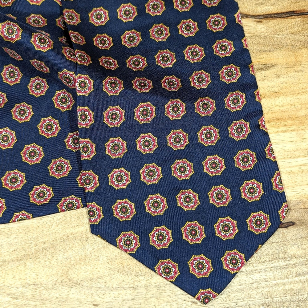 Lenço Ascot Seda Azul
