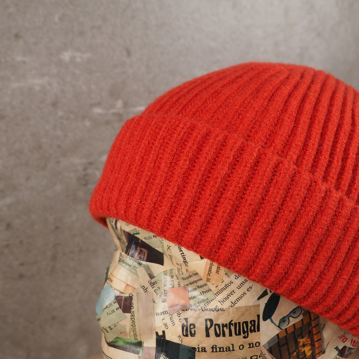Orange Fisherman Beanie