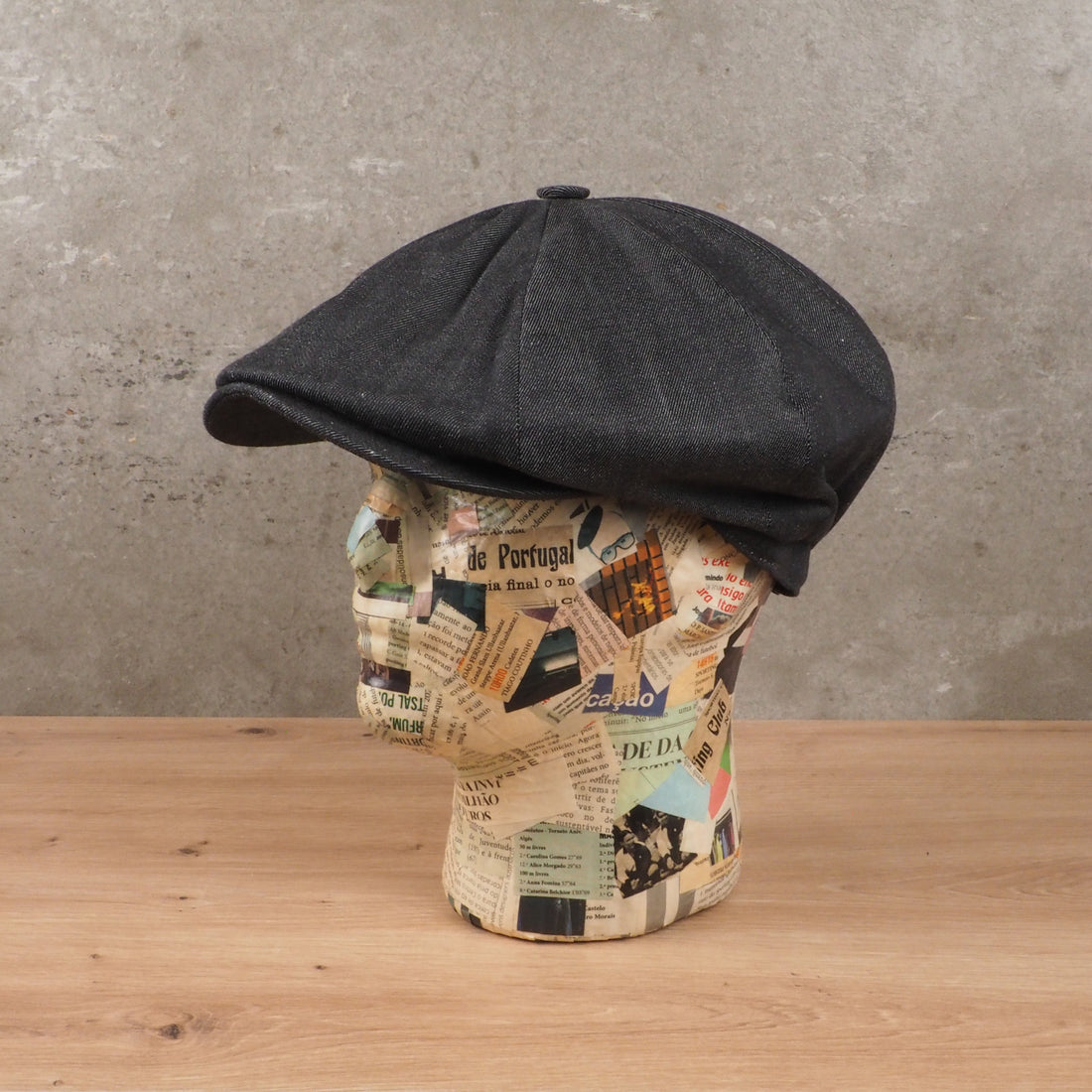 Boina Newsboy Ganga Cinzenta