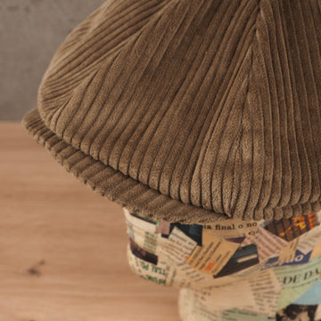 Boina Newsboy Bombazine Camel 