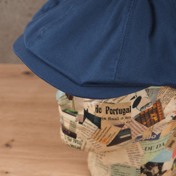 Newsboy Cap Cotton Twill Blue