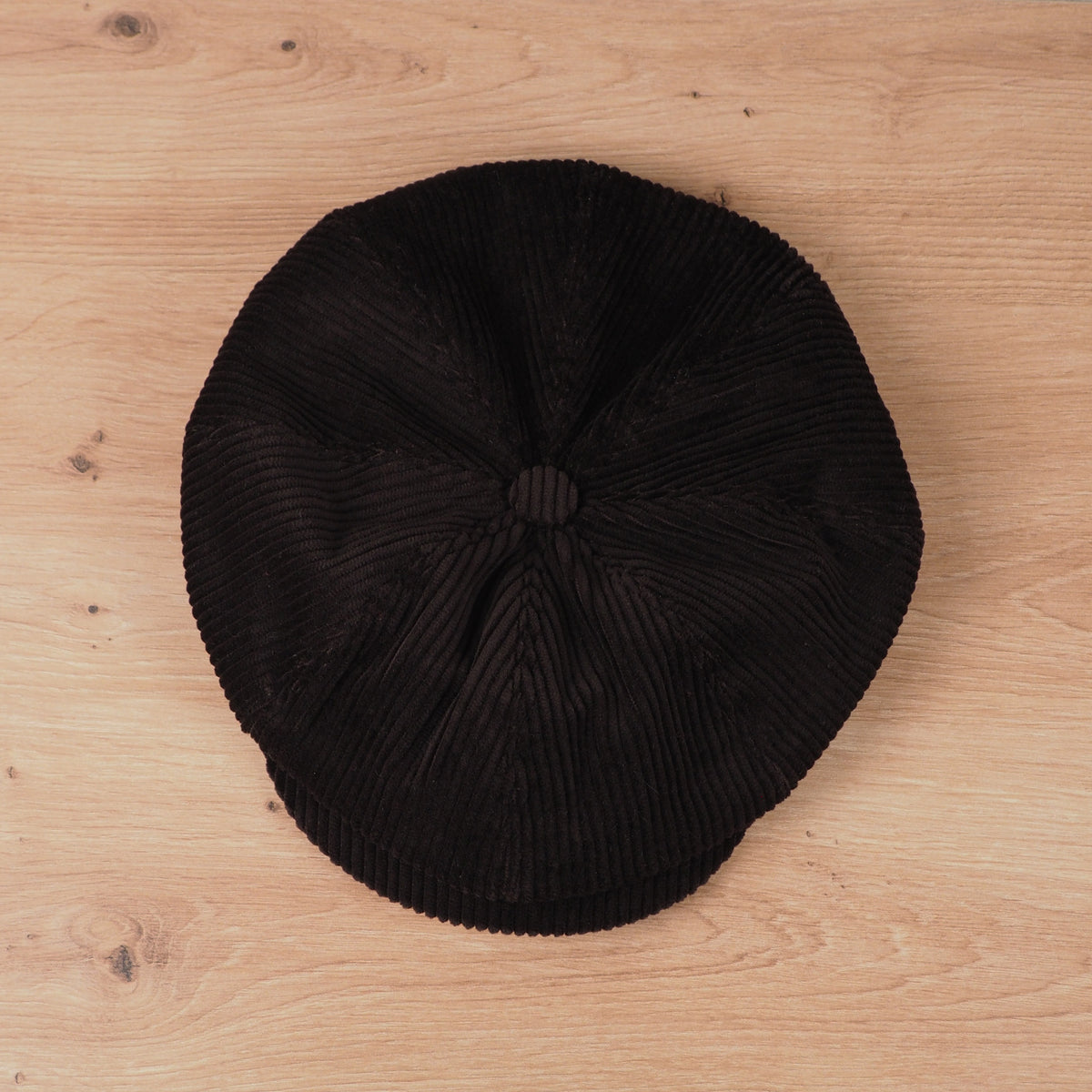 Newsboy Cap Corduroy Brown
