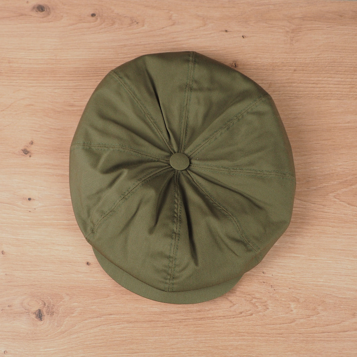 Newsboy Cap Cotton Twill Army Green