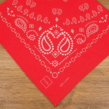 Fiery Red Bandana