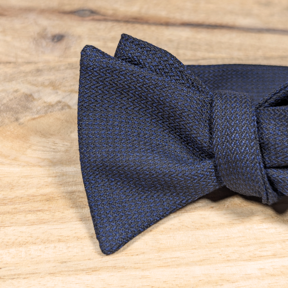 Herringbone Grenadine (navy blue)