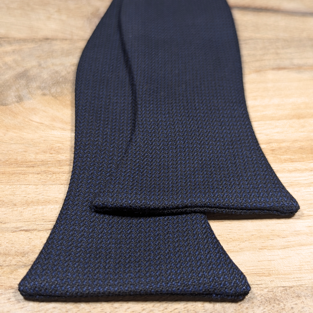 Herringbone Grenadine (navy blue)