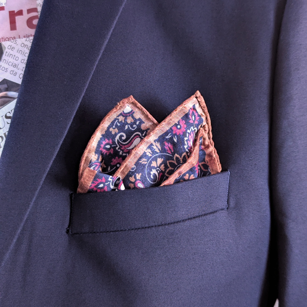 Flowers Silk Handkerchief