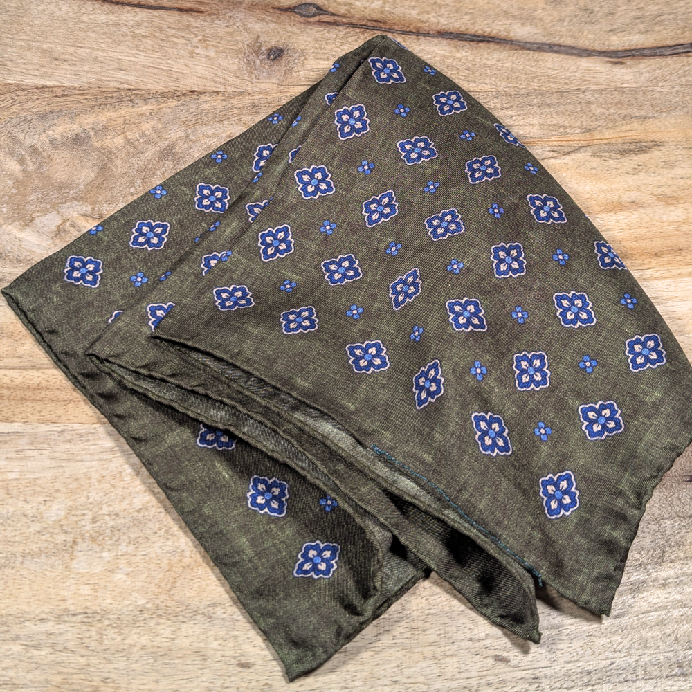 Green Silk Handkerchief