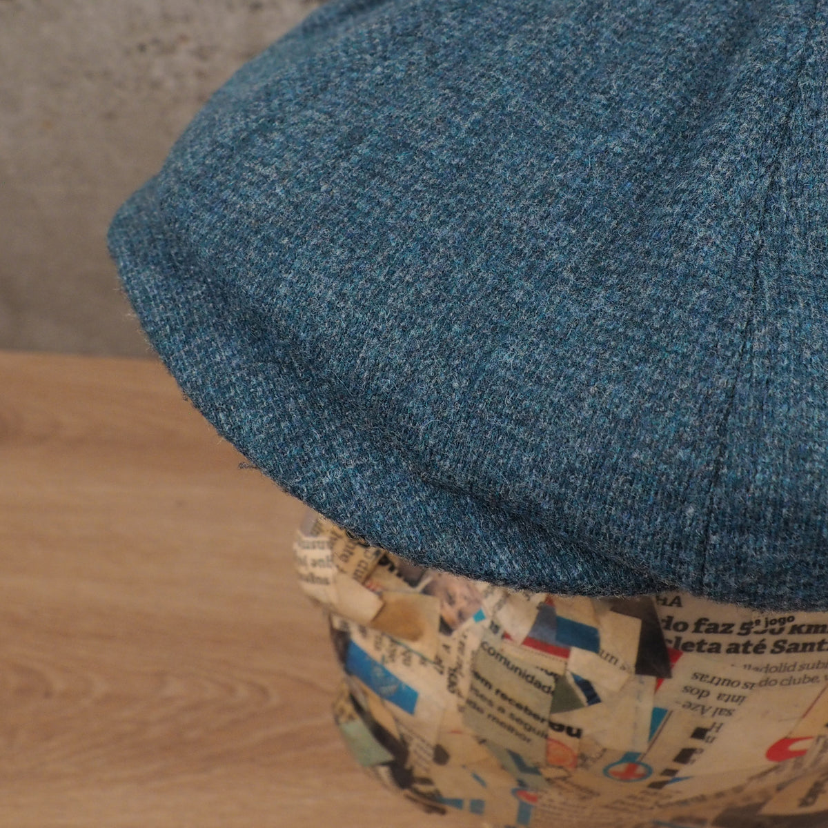 Boina Newsboy Azul Petróleo
