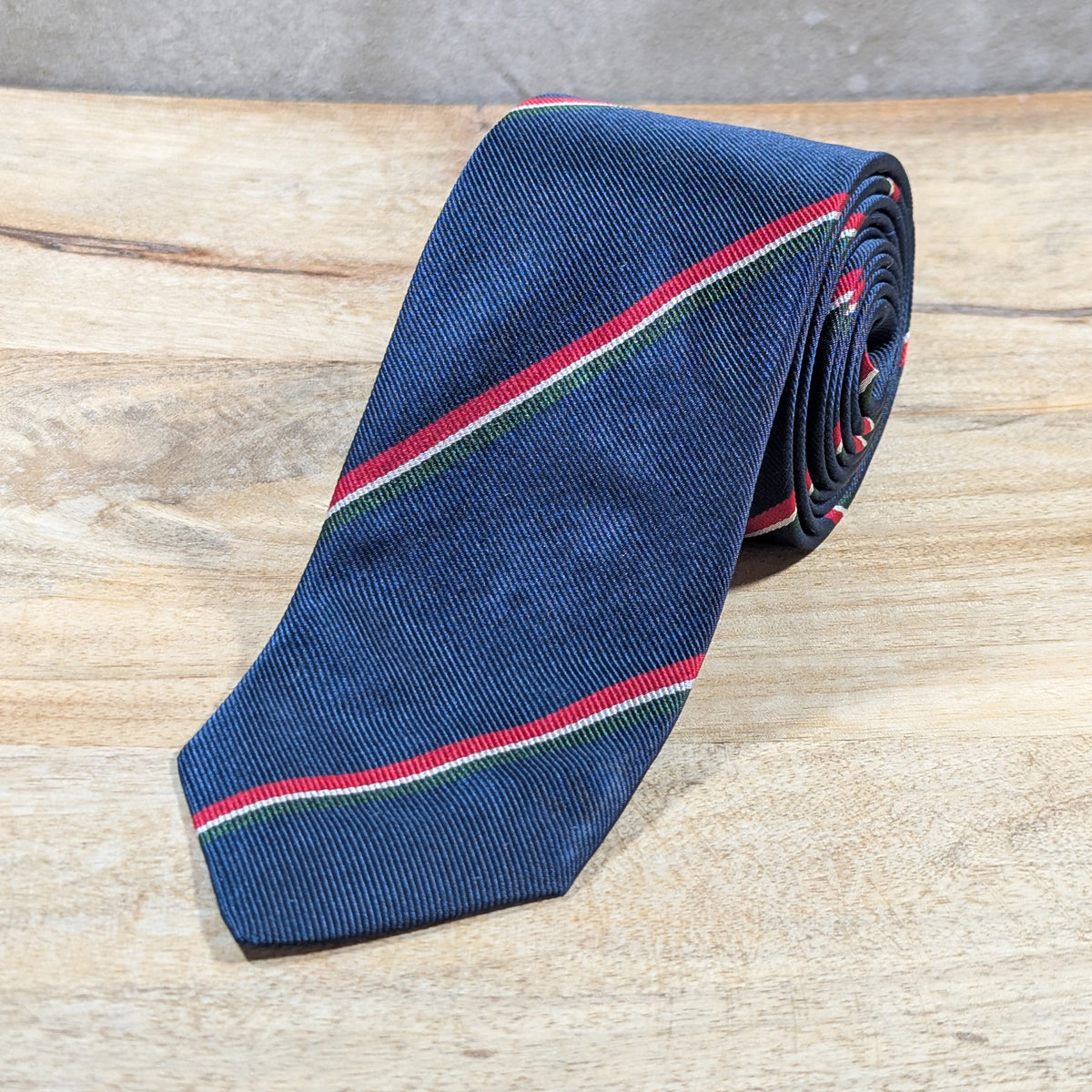 Preppy Pencil (navy blue and red/green)