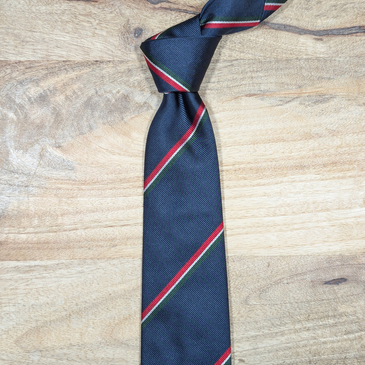 Preppy Pencil (navy blue and red/green)