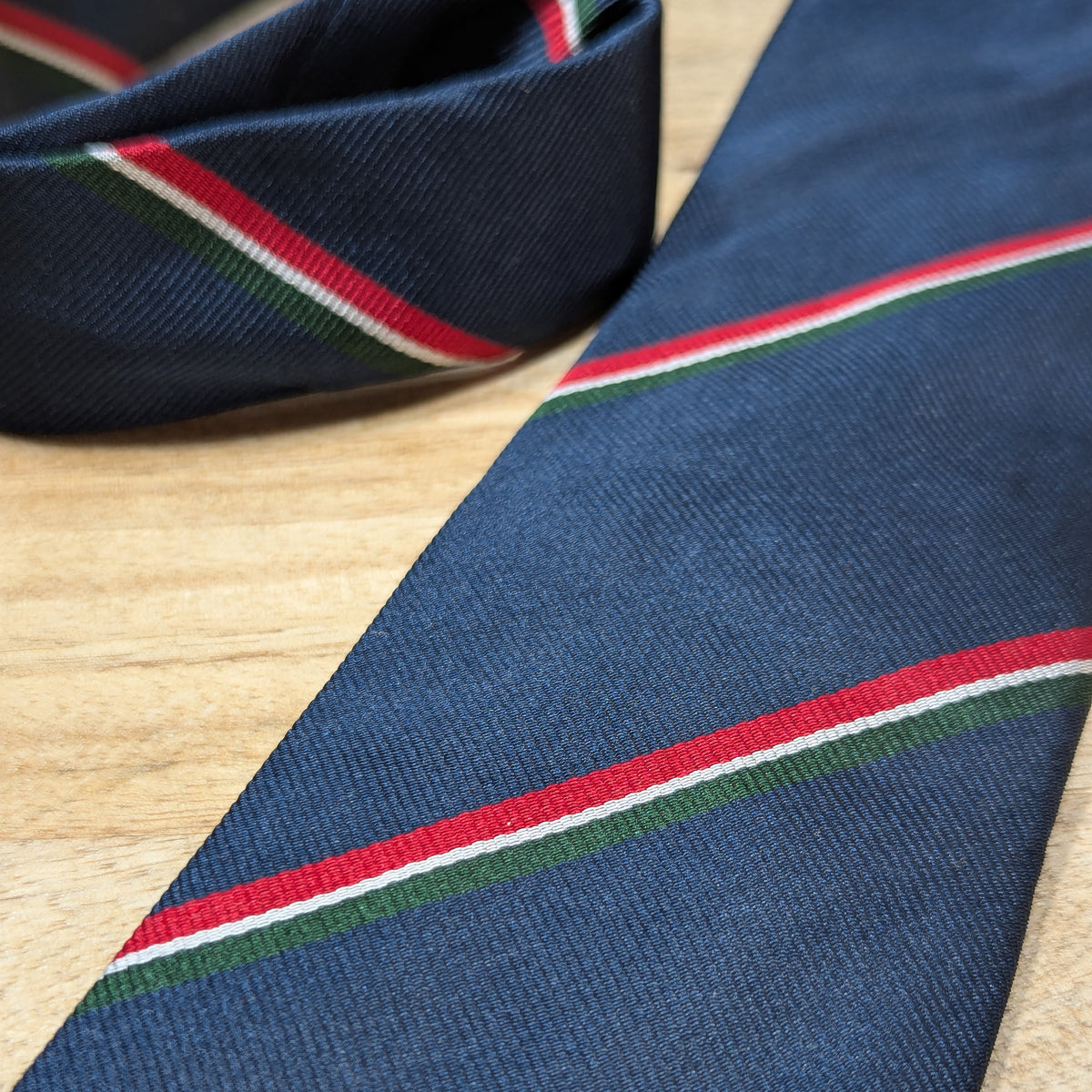Preppy Pencil (navy blue and red/green)