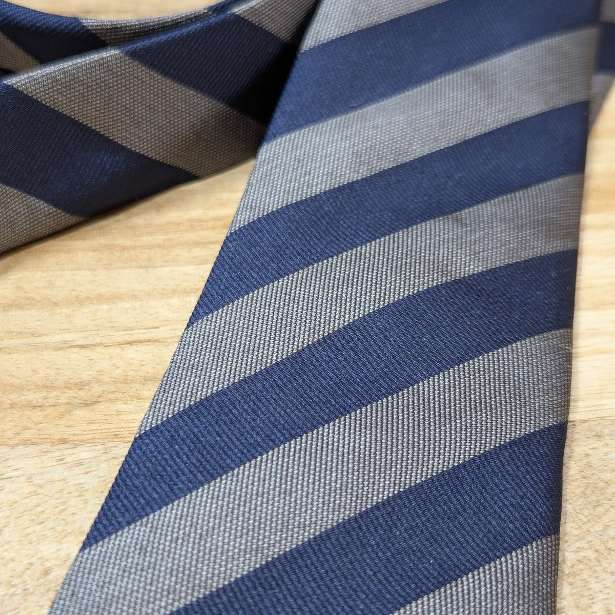 Regimental (grey and blue)