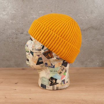Mustard Fisherman Beanie