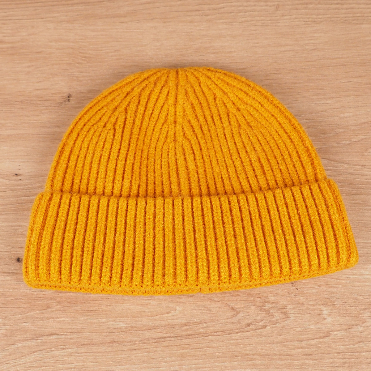 Mustard Fisherman Beanie