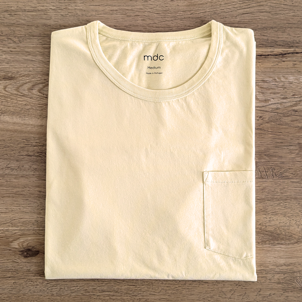 Pocket Pale Yellow T-Shirt